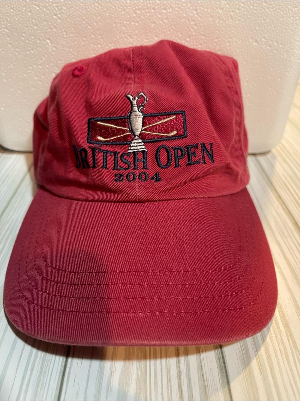 Vintage British Open 2004 Embroidered Red Baseball Hat